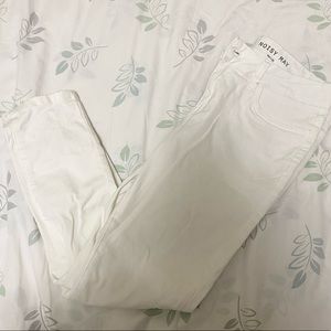 Women's Noisy May White Skinny Jeans - Size 27, Length 32